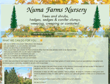 Tablet Screenshot of numafarmsnursery.com